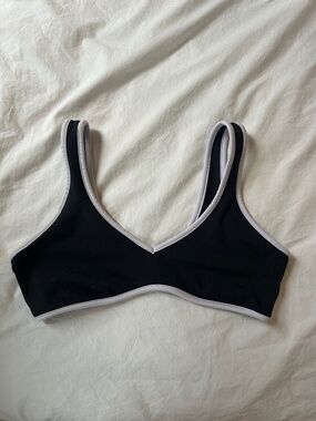 CSB black and white workout bra